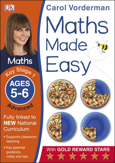 Maths Made Easy Ages 5-6 Key Stage 1 Advanced Paperback cover of Maths Made Easy Ages 5-6 Key Stage 1 Advanced