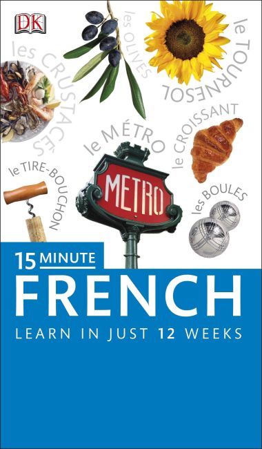 15-Minute French Paperback cover of 15-Minute French