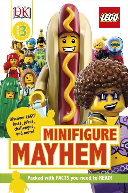 DK Readers Level 3: LEGO Minifigure Mayhem Hardback cover of DK Readers Level 3: LEGO Minifigure Mayhem