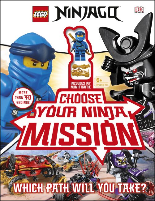 LEGO NINJAGO Choose Your Ninja Mission Hardback cover of LEGO NINJAGO Choose Your Ninja Mission