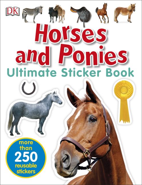 Ultimate Sticker Book: Horses and Ponies Paperback cover of Ultimate Sticker Book: Horses and Ponies