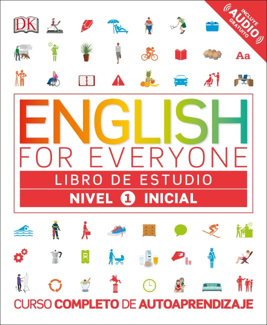 English for Everyone: Nivel 1: Inicial, Libro de Estudio Flexibound cover of English for Everyone: Nivel 1: Inicial, Libro de Estudio