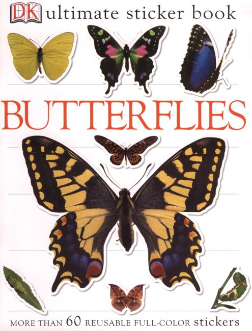 Ultimate Sticker Book: Butterflies Paperback cover of Ultimate Sticker Book: Butterflies