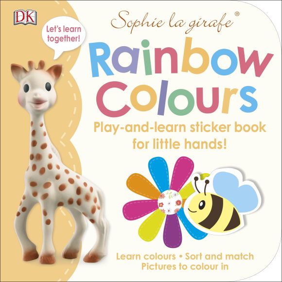 Sophie la girafe Rainbow Colours Paperback cover of Sophie la girafe Rainbow Colours