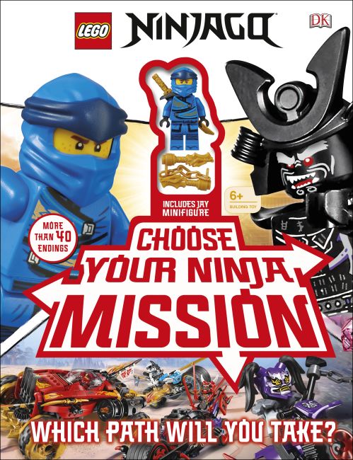 LEGO NINJAGO Choose Your Ninja Mission Hardback cover of LEGO NINJAGO Choose Your Ninja Mission