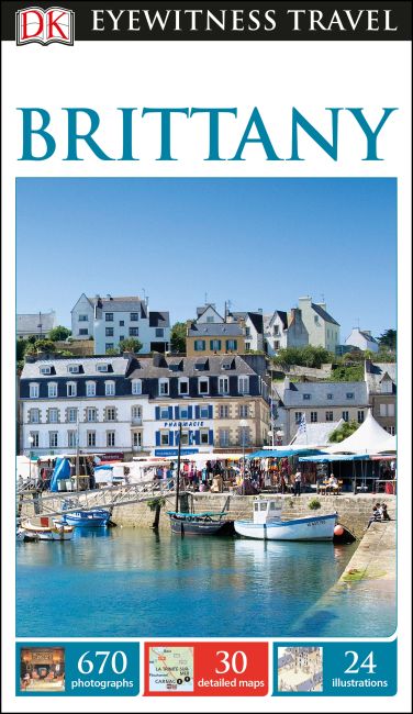 DK Eyewitness Travel Guide Brittany Flexibound cover of DK Eyewitness Travel Guide Brittany