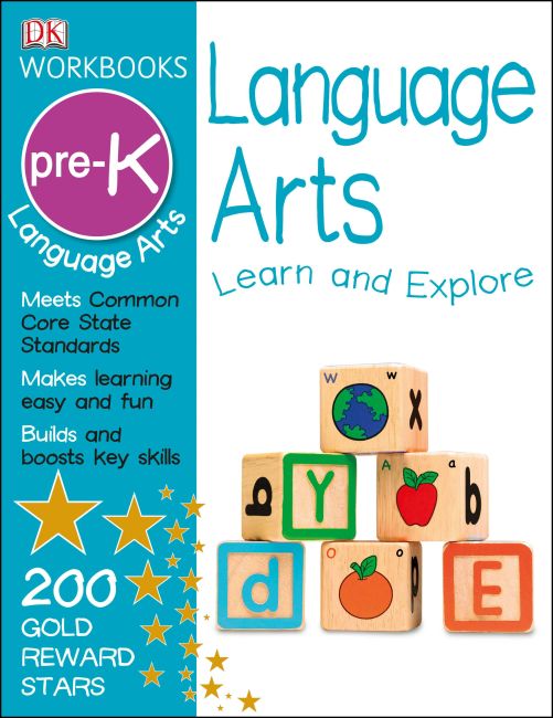 DK Workbooks: Language Arts, Pre-K Paperback cover of DK Workbooks: Language Arts, Pre-K