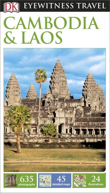 DK Eyewitness Travel Guide Cambodia and Laos Flexibound cover of DK Eyewitness Travel Guide Cambodia and Laos