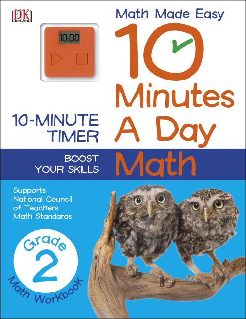 10 Minutes a Day: Math, Second Grade Paperback cover of 10 Minutes a Day: Math, Second Grade