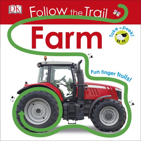 Follow the Trail Farm Board book cover of Follow the Trail Farm