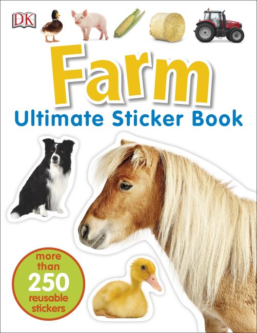 Ultimate Sticker Book: Farm Paperback cover of Ultimate Sticker Book: Farm
