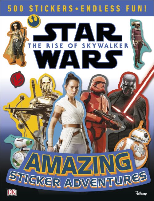 Star Wars The Rise of Skywalker Amazing Sticker Adventures Paperback cover of Star Wars The Rise of Skywalker Amazing Sticker Adventures