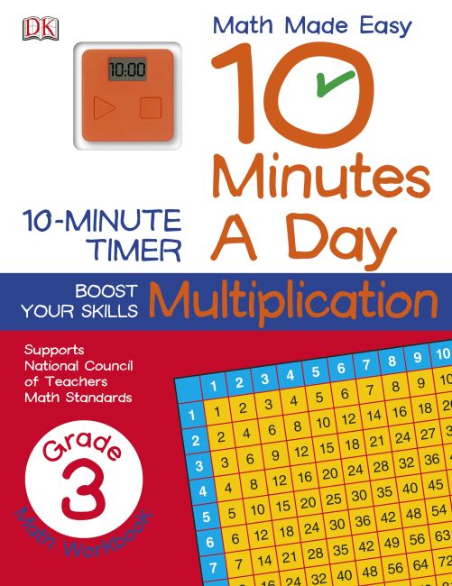 10 Minutes a Day: Multiplication, Third Grade Paperback cover of 10 Minutes a Day: Multiplication, Third Grade