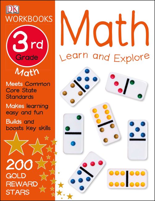 DK Workbooks: Math, Third Grade Paperback cover of DK Workbooks: Math, Third Grade