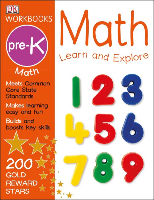 DK Workbooks: Math, Pre-K Paperback cover of DK Workbooks: Math, Pre-K