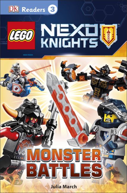 DK Readers L3: LEGO NEXO KNIGHTS: Monster Battles Paperback cover of DK Readers L3: LEGO NEXO KNIGHTS: Monster Battles