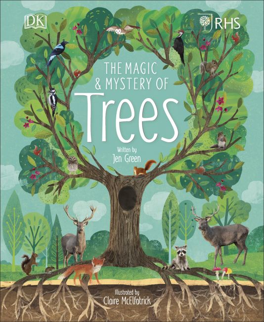 RHS The Magic and Mystery of Trees Hardback cover of RHS The Magic and Mystery of Trees
