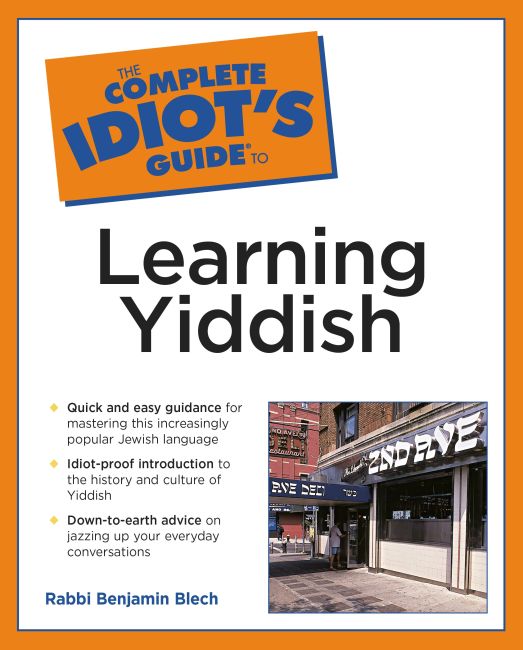 Paperback cover of The Complete Idiot's Guide to Learning Yiddish