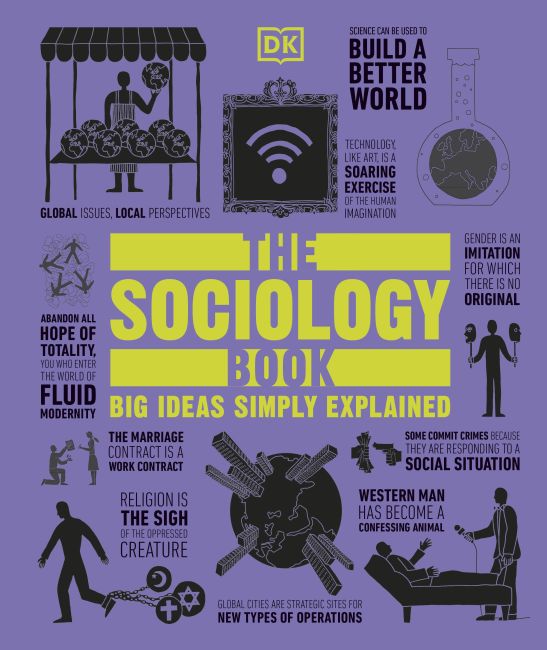 Hardback cover of The Sociology Book