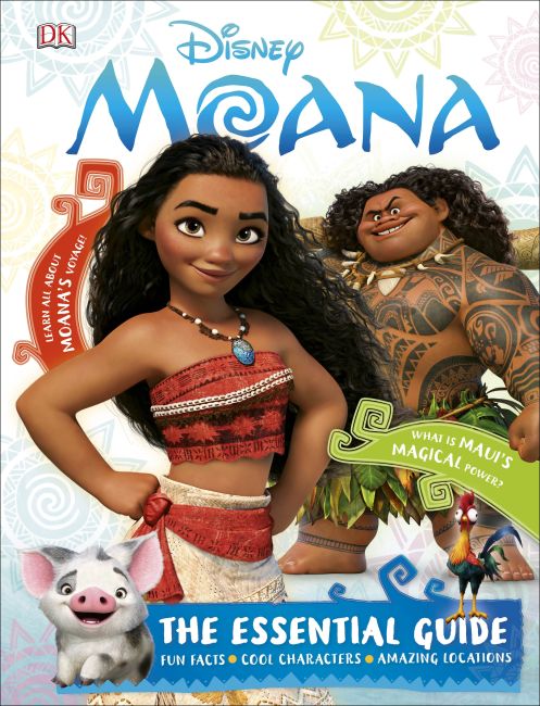 Hardback cover of Disney Moana The Essential Guide