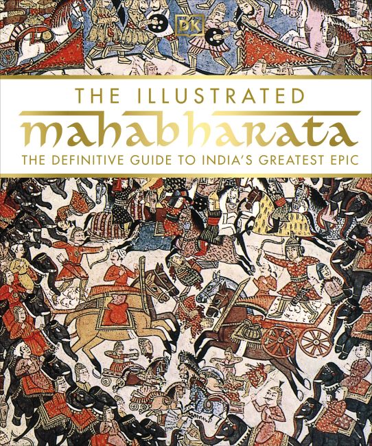 Hardback cover of The Illustrated Mahabharata