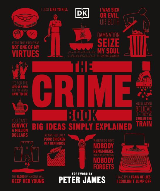 Hardback cover of The Crime Book