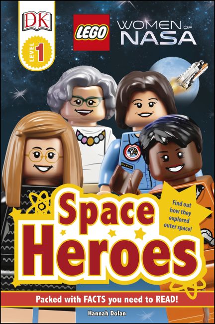 Hardback cover of LEGO Women of NASA Space Heroes