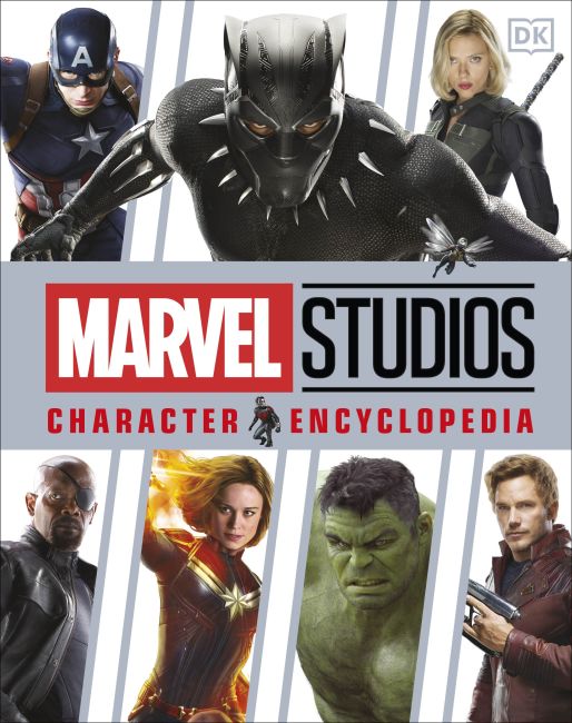 Hardback cover of Marvel Studios Character Encyclopedia