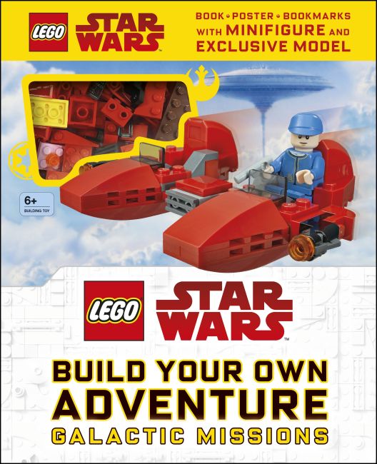 Hardback cover of LEGO Star Wars Build Your Own Adventure Galactic Missions