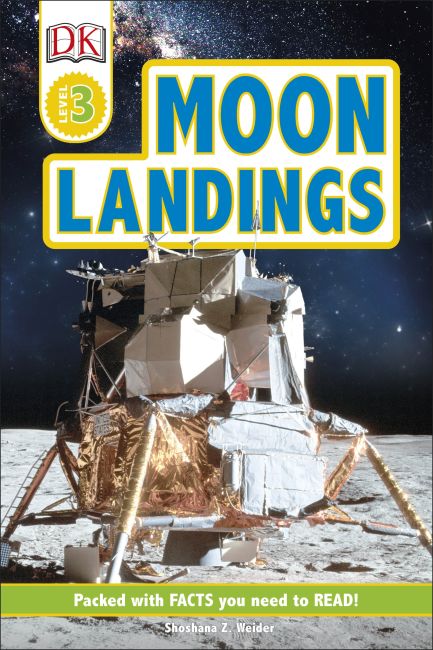 Hardback cover of Moon Landings