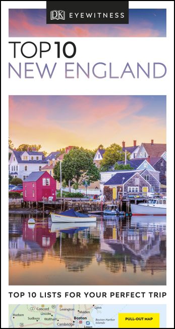 Paperback cover of DK Eyewitness Top 10 New England