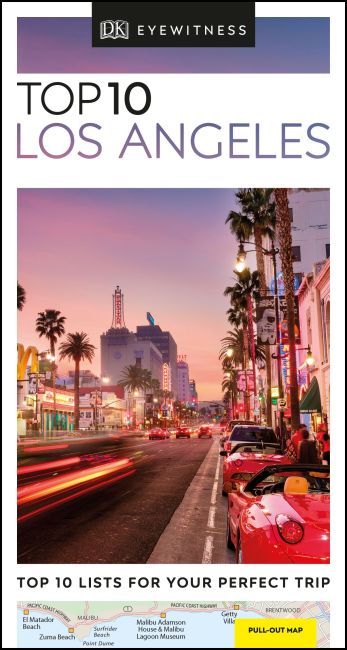 Paperback cover of DK Eyewitness Top 10 Los Angeles