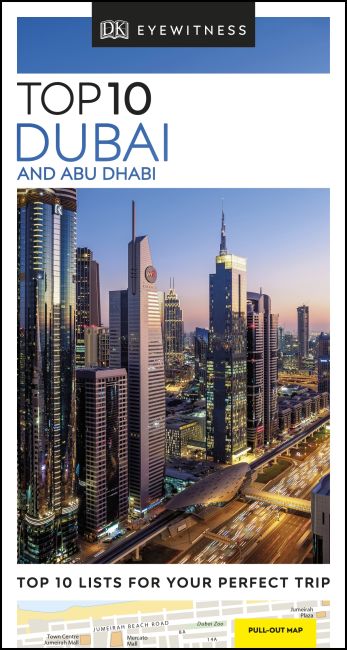 Paperback cover of DK Eyewitness Top 10 Dubai and Abu Dhabi