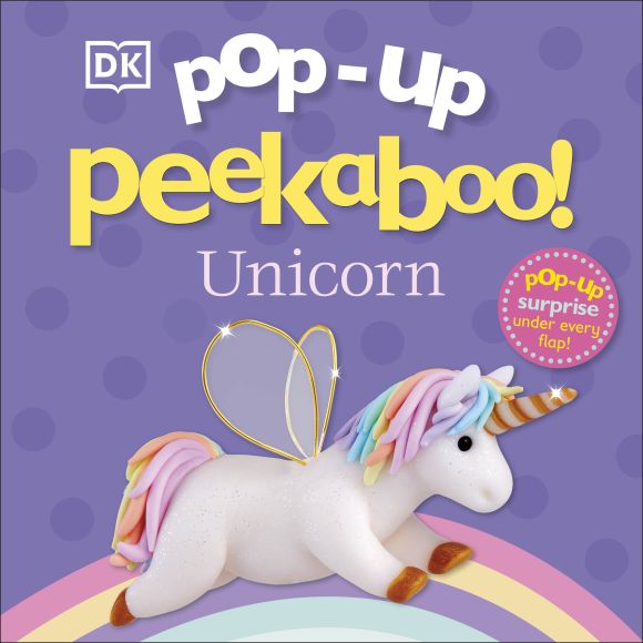 Board book cover of Pop-Up Peekaboo! Unicorn