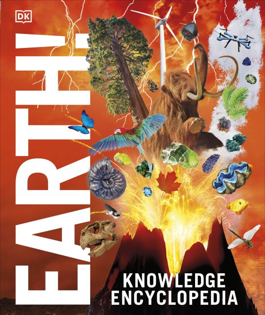 Hardback cover of Knowledge Encyclopedia Earth!