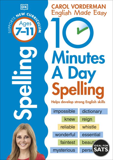 Paperback cover of 10 Minutes a Day Spelling Ages 7-11