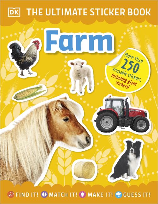 Paperback cover of Ultimate Sticker Book Farm