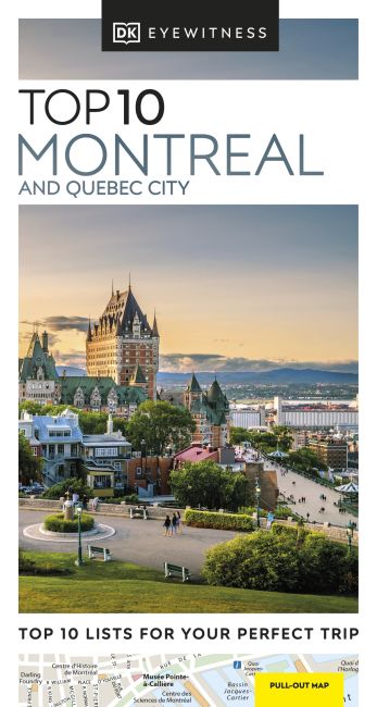 Paperback cover of DK Eyewitness Top 10 Montreal and Quebec City