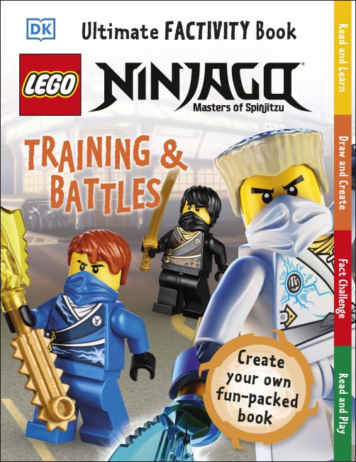 Paperback cover of LEGO NINJAGO Training & Battles Ultimate Factivity Book