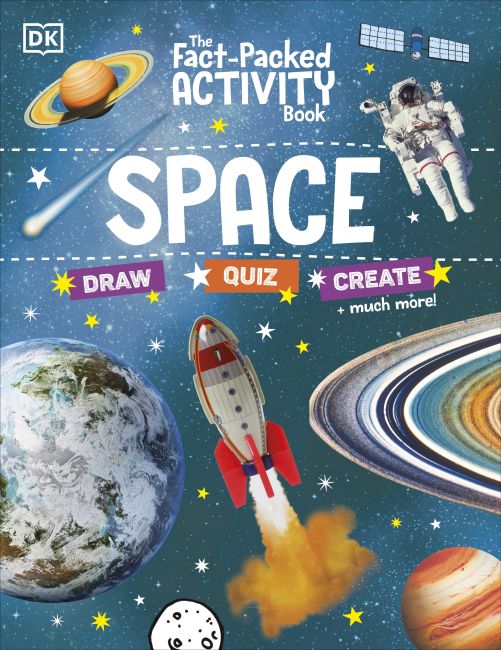 Paperback cover of The Fact-Packed Activity Book: Space