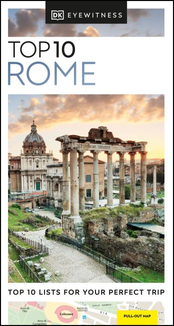 Paperback cover of DK Eyewitness Top 10 Rome