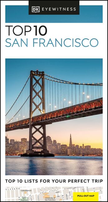 Paperback cover of DK Eyewitness Top 10 San Francisco