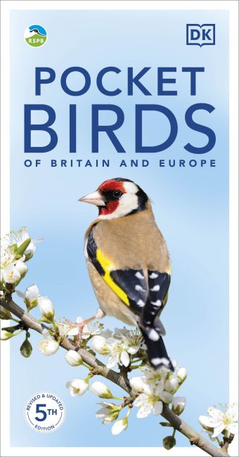 Paperback cover of RSPB Pocket Birds of Britain and Europe 5th Edition