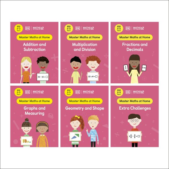 Maths — No Problem! Collection of 6 Workbooks, Ages 8-9 (Key Stage 2) Slipcase cover of Maths — No Problem! Collection of 6 Workbooks, Ages 8-9 (Key Stage 2)