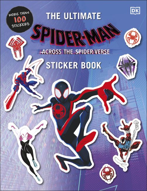 Paperback cover of Marvel Spider-Man Across the Spider-Verse Ultimate Sticker Book