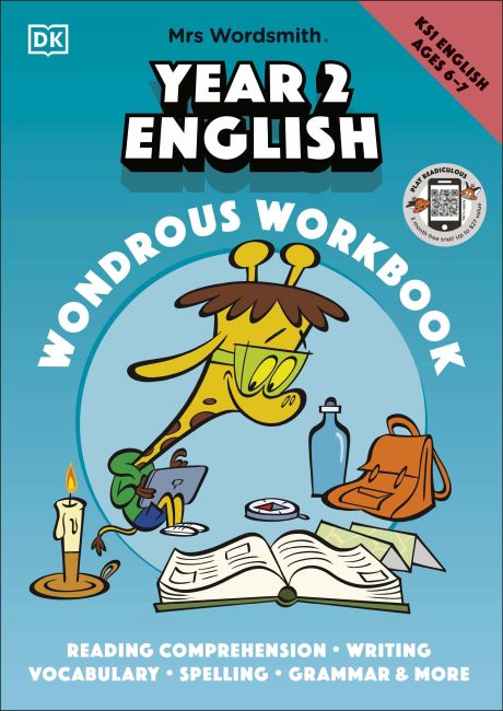 Paperback cover of Mrs Wordsmith Year 2 English Wondrous Workbook, Ages 6–7 (Key Stage 2)