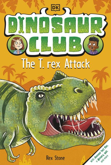 Paperback cover of Dinosaur Club: The T-Rex Attack