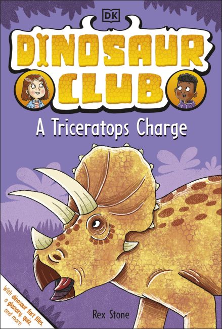 Paperback cover of Dinosaur Club: A Triceratops Charge