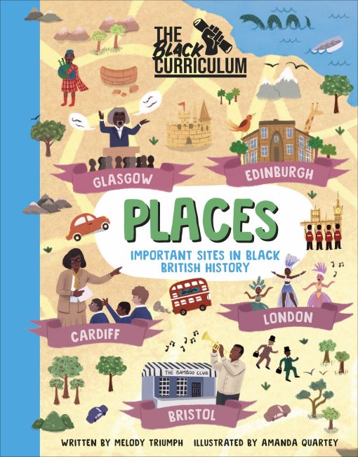 Hardback cover of The Black Curriculum Places