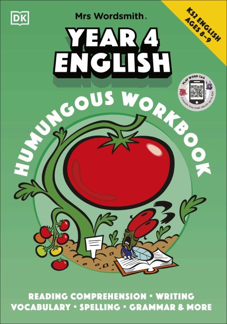 Mrs Wordsmith Year 4 English Humungous Workbook, Ages 8–9 (Key Stage 2) Paperback cover of Mrs Wordsmith Year 4 English Humungous Workbook, Ages 8–9 (Key Stage 2)